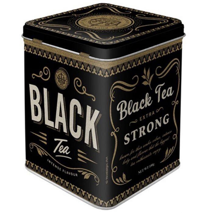 Lata de folha Black Tea