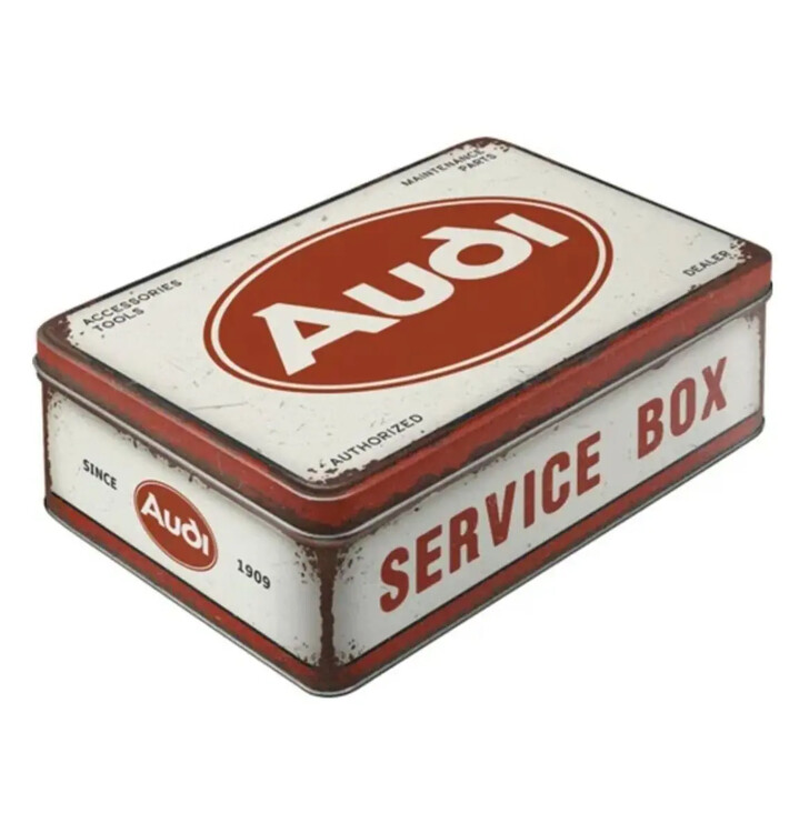 Plechová krabička Audi - Service Box
