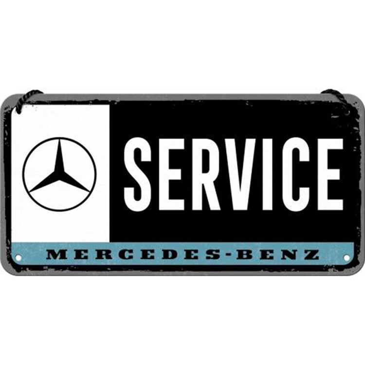 Μεταλλική πινακίδα Mercedes-Benz - Service
