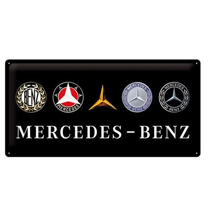 Μεταλλική πινακίδα Mercedes-Benz - Logos
