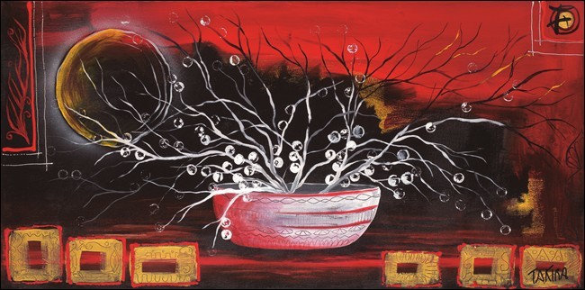 Εκτύπωση τέχνης Rosso oriente