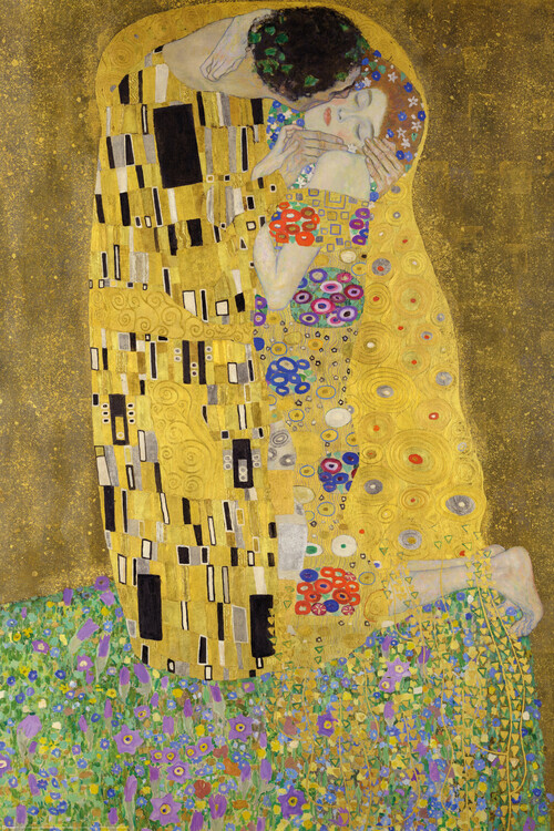 Плакат Gustav Klimt - The Kiss