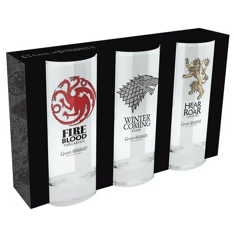 Ποτήρι Game Of Thrones - Stark, Targaryen, Lannister