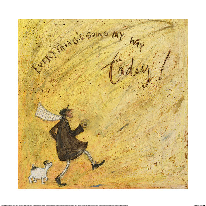 Art Print Sam Toft - Everything(s Going My Way Today!