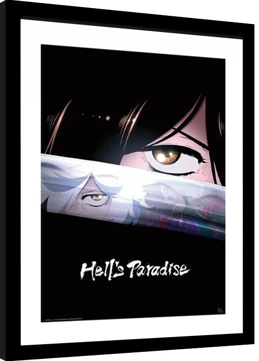 Framed poster Hell‘s Paradise - Teaser Art S1