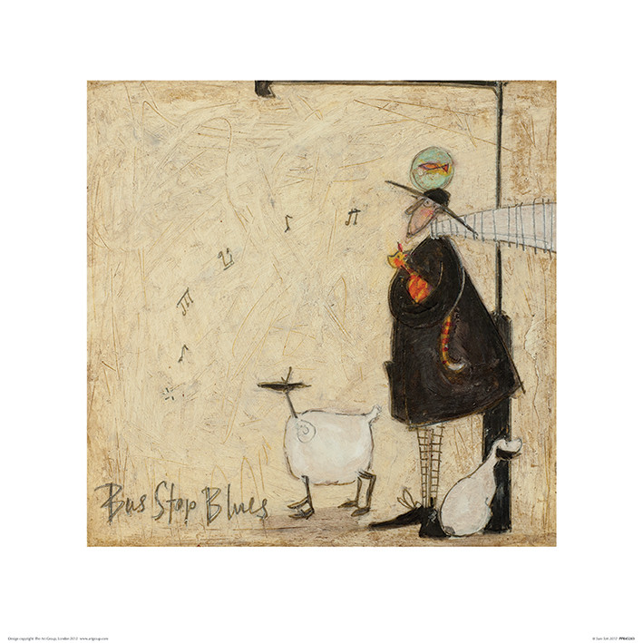 Художествен печат Sam Toft - Bus Stop Blues