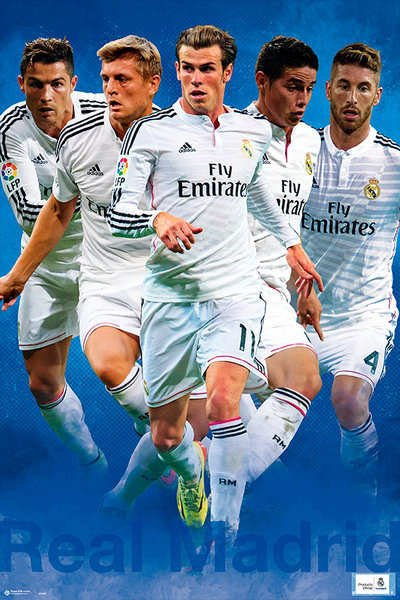 Плакат Real Madrid - Group Shot 14/15