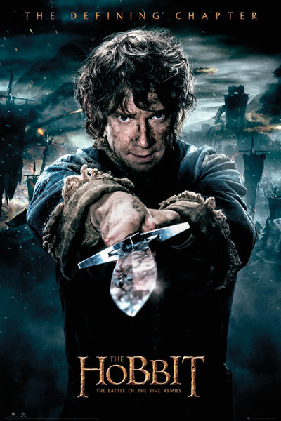 Плакат Le Hobbit 3: La Bataille des Cinq Armées - Bilbo