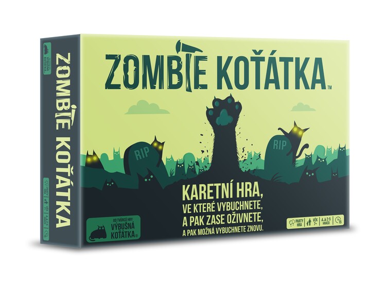 Настолна игра Zombie koťátka