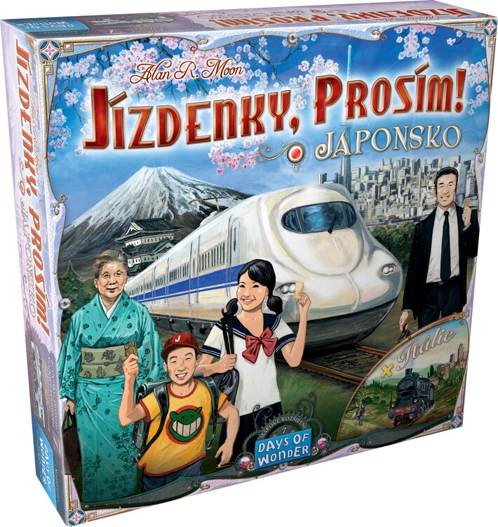 Настолна игра Jízdenky, prosím! Japonsko a Itálie