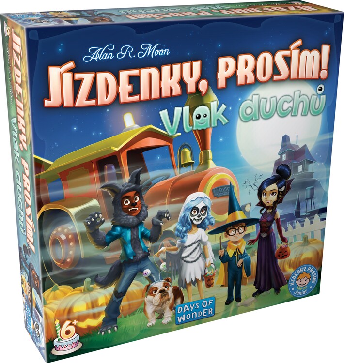 Настолна игра Jízdenky, prosím! Vlak duchů