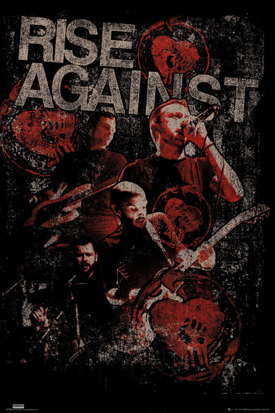 Framed Poster Rise against - Posterize
