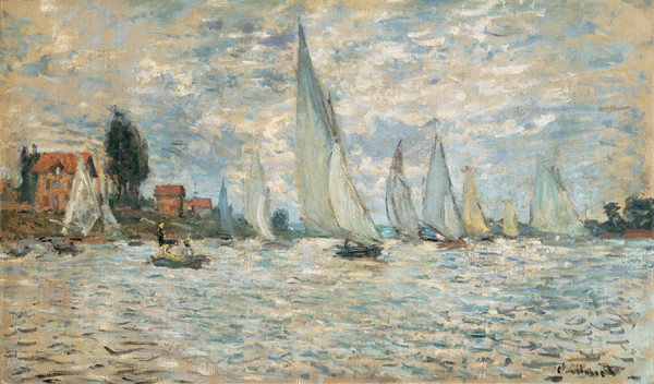 Regattas, Boats at Argenteuil, 1874 Картина
