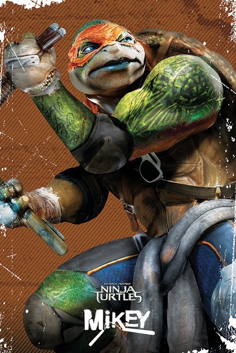 Poster Teenage Mutant Ninjs Turtles - Michelangelo | Wall Art | 3+