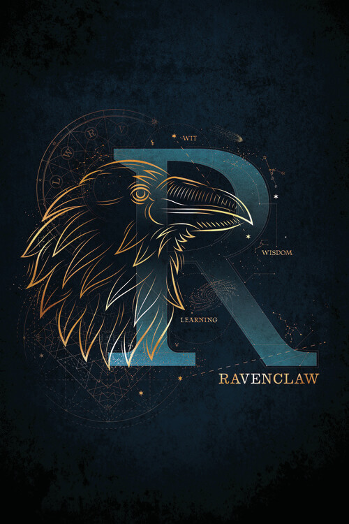 Плакат Harry Potter - Ravenclaw Initial