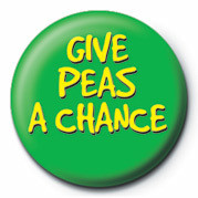 Badge GIVE PEAS A CHANCE