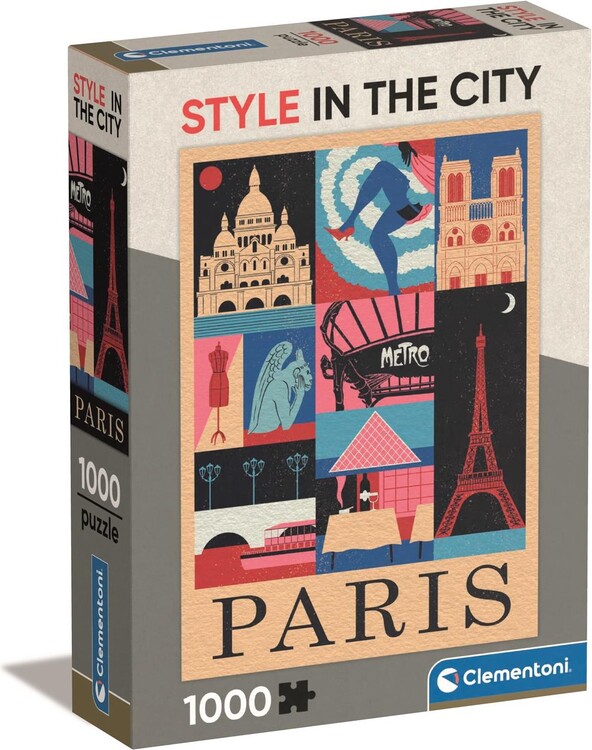 Palapeli Compact Box - Style in the City Paris