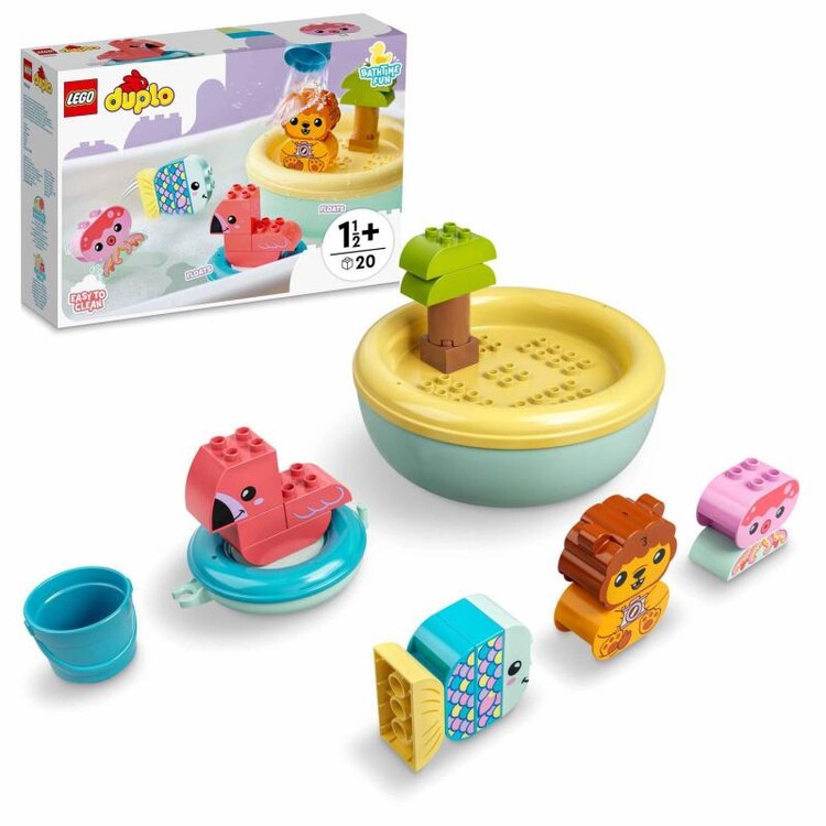 LEGO Duplo - Fun in the Bathtub: floating island with animals