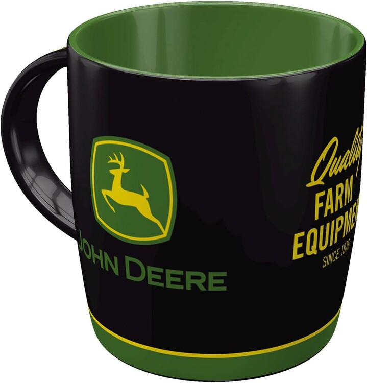 Skodelica John Deere - Logo Black