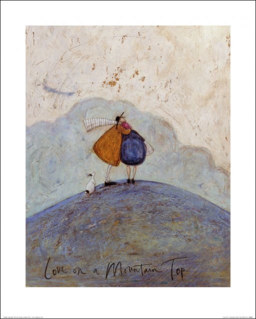 Art Print Sam Toft - Love on a Mountain Top