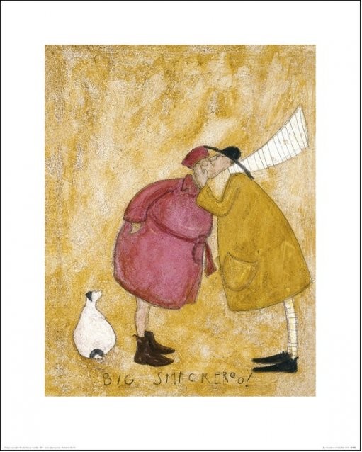 Taidejuliste Sam Toft - Big Smackeroo!