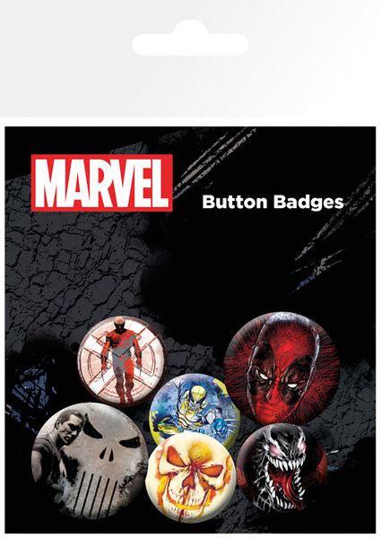Conjunto de crachás Marvel Extreme - Mix