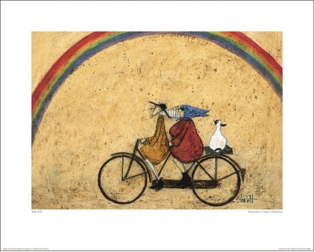 Εκτύπωση τέχνης Sam Toft - Somewhere Under a Rainbow