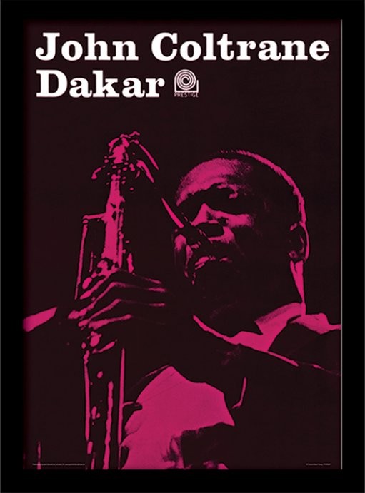 Framed Poster John Coltrane - Dakar