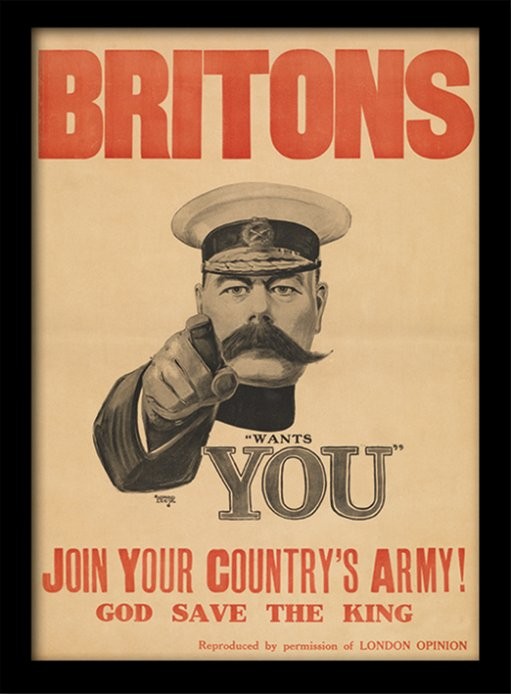 Uokvireni poster IWM - Britons