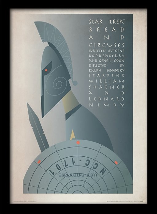 Kehystetty juliste Star Trek - Bread and Circuses