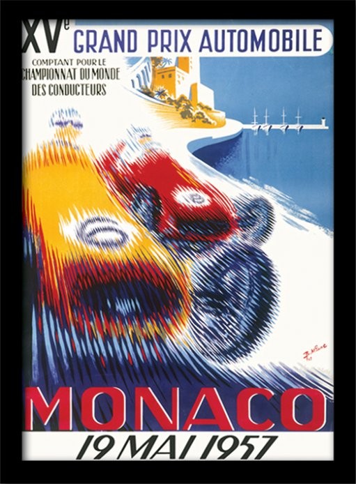 Uokvireni poster Monaco - 6