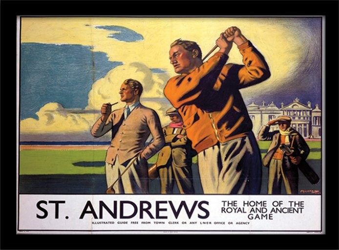 Kehystetty juliste Scotland St Andrews