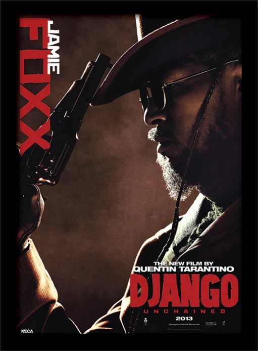 Uokvireni poster Django - Jamie Fox