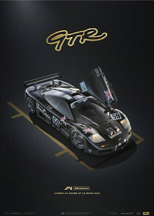 Εκτύπωση τέχνης McLaren F1 GTR - 24h Le Mans