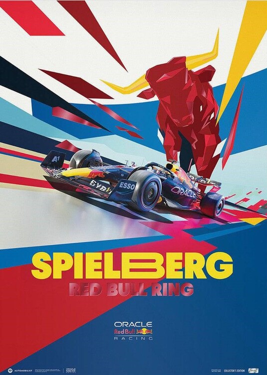 Εκτύπωση τέχνης Oracle Red Bull Racing - Austrian Grand Prix - 2022