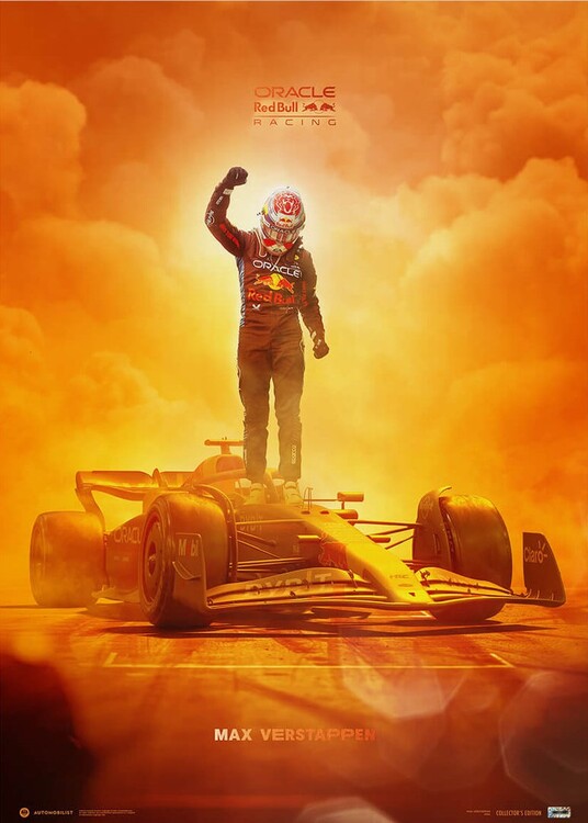Εκτύπωση τέχνης Oracle Red Bull Racing - Max Verstappen - Dutch Grand Prix - 2024