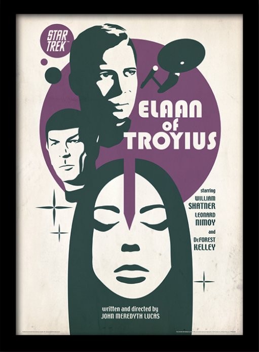 Κορνιζαρισμένη αφίσα Raumschiff Enterprise - Elaan Of Troyius