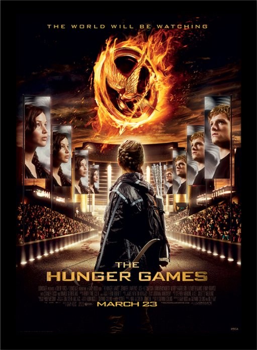 Framed poster The Hunger Games - Stadium