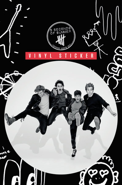 Αυτοκόλλητα 5 Seconds of Summer - Jump