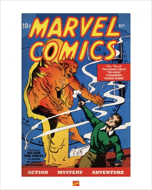 Impressão artística Human Torch