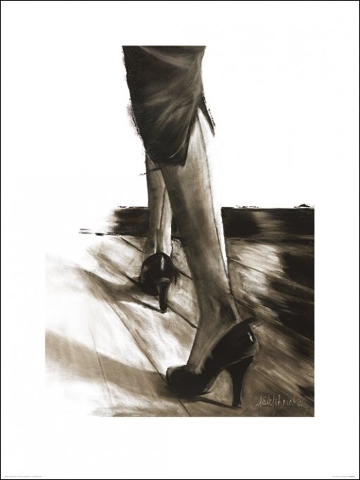 Janel Eleftherakis - Little Black Dress IV Картина