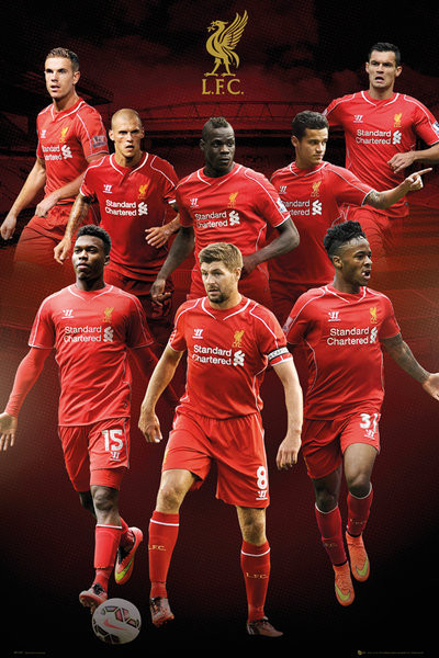 Плакат Liverpool - Collage 14/15