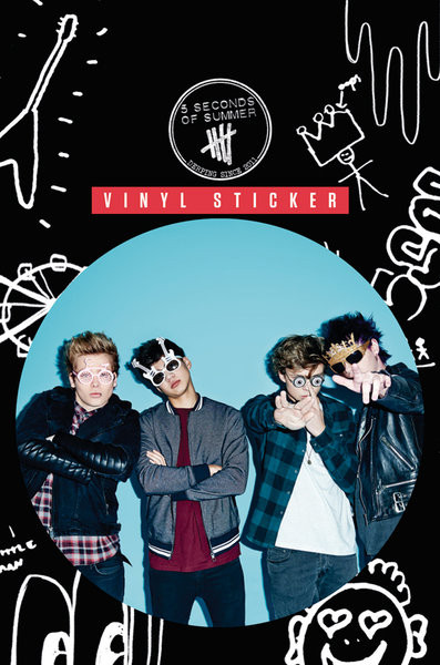 Αυτοκόλλητα 5 Seconds of Summer - Glasses