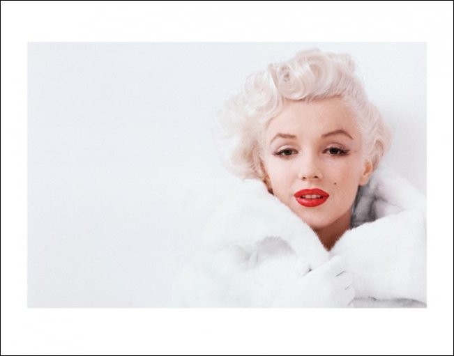 Художествен печат Marilyn Monroe - White