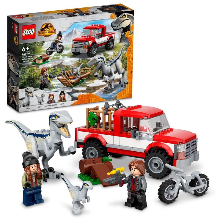 LEGO Jurasic World - The capture of Blue and Betty the velociraptor 76946