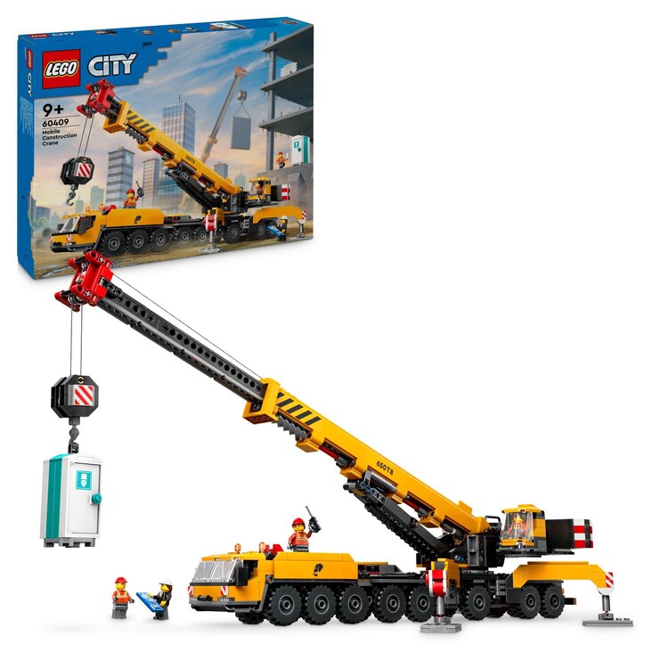 LEGO City - Yellow mobile construction crane 60409