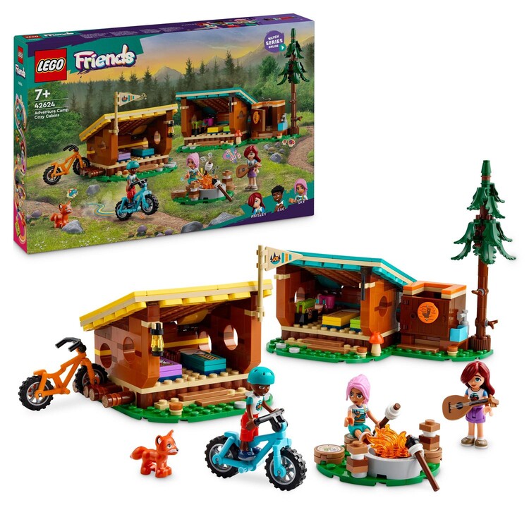 LEGO Friends - Cozy cabins at the adventure camp  42624