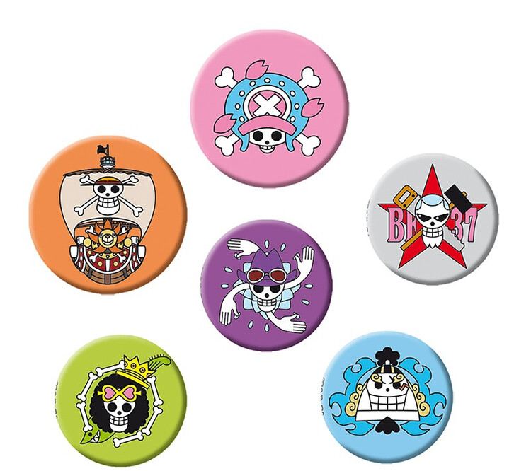 Badge set One Piece - Skulls