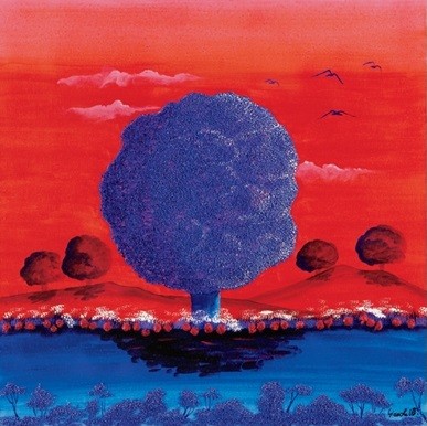 Art Print Red Sunset