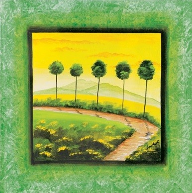 Umetniški tisk Green Path